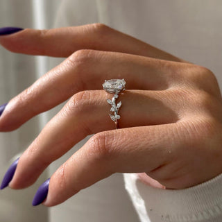 Round Halo, Pave & Split Shank Engagement Ring – 1.93 CT Lab Grown Diamond