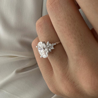 Round Halo, Pave & Split Shank Engagement Ring – 1.93 CT Lab Grown Diamond