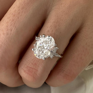 Round Halo, Pave & Split Shank Engagement Ring – 1.93 CT Lab Grown Diamond