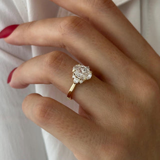 Round Halo, Pave & Split Shank Engagement Ring – 1.93 CT Lab Grown Diamond