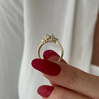 Round Halo, Pave & Split Shank Engagement Ring – 1.93 CT Lab Grown Diamond