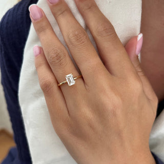 Round Halo, Pave & Split Shank Engagement Ring – 1.93 CT Lab Grown Diamond