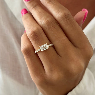 Round Halo, Pave & Split Shank Engagement Ring – 1.93 CT Lab Grown Diamond