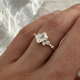 Round Halo, Pave & Split Shank Engagement Ring – 1.93 CT Lab Grown Diamond