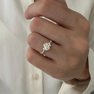 Round Halo, Pave & Split Shank Engagement Ring – 1.93 CT Lab Grown Diamond