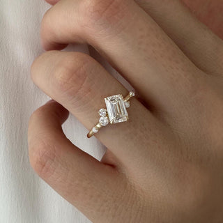 Round Halo, Pave & Split Shank Engagement Ring – 1.93 CT Lab Grown Diamond