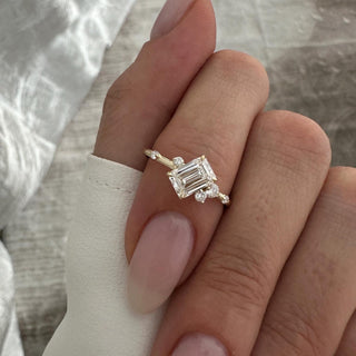 Round Halo, Pave & Split Shank Engagement Ring – 1.93 CT Lab Grown Diamond
