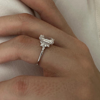 Round Halo, Pave & Split Shank Engagement Ring – 1.93 CT Lab Grown Diamond