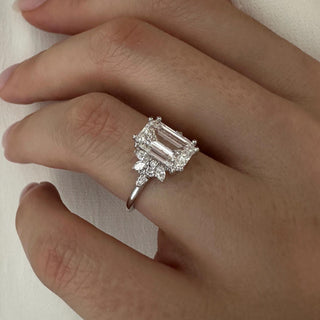 Round Halo, Pave & Split Shank Engagement Ring – 1.93 CT Lab Grown Diamond