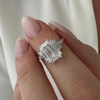 Round Halo, Pave & Split Shank Engagement Ring – 1.93 CT Lab Grown Diamond