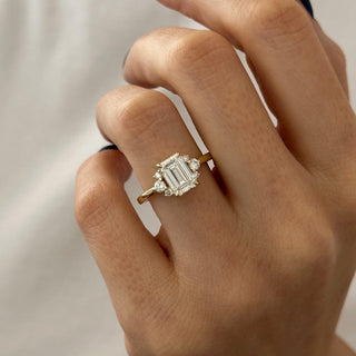 Round Halo, Pave & Split Shank Engagement Ring – 1.93 CT Lab Grown Diamond
