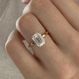 Round Halo, Pave & Split Shank Engagement Ring – 1.93 CT Lab Grown Diamond