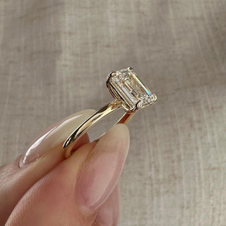Round Halo, Pave & Split Shank Engagement Ring – 1.93 CT Lab Grown Diamond