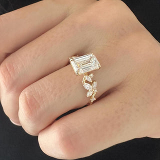 Round Halo, Pave & Split Shank Engagement Ring – 1.93 CT Lab Grown Diamond