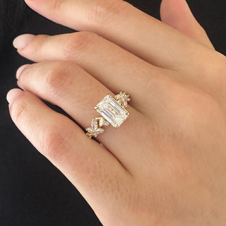 Round Halo, Pave & Split Shank Engagement Ring – 1.93 CT Lab Grown Diamond