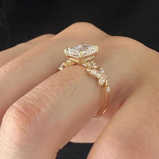 Round Halo, Pave & Split Shank Engagement Ring – 1.93 CT Lab Grown Diamond