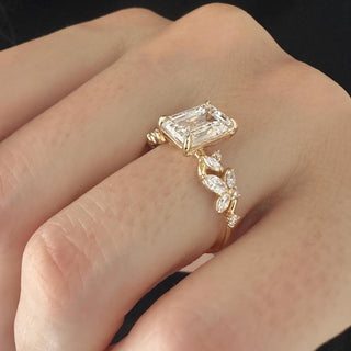 Round Halo, Pave & Split Shank Engagement Ring – 1.93 CT Lab Grown Diamond