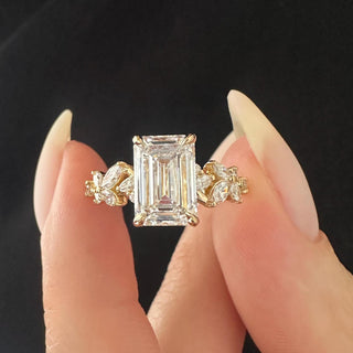 Round Halo, Pave & Split Shank Engagement Ring – 1.93 CT Lab Grown Diamond