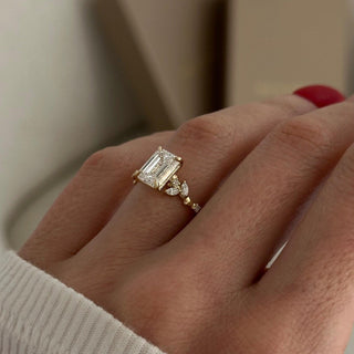 Round Halo, Pave & Split Shank Engagement Ring – 1.93 CT Lab Grown Diamond