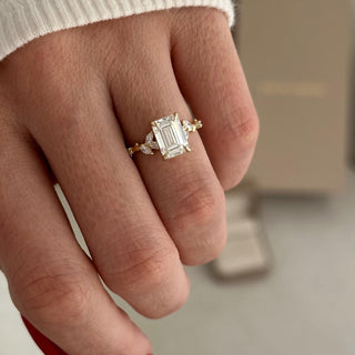 Round Halo, Pave & Split Shank Engagement Ring – 1.93 CT Lab Grown Diamond