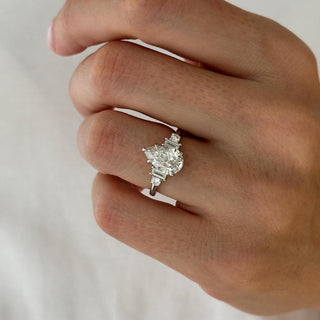 Round Halo, Pave & Split Shank Engagement Ring – 1.93 CT Lab Grown Diamond
