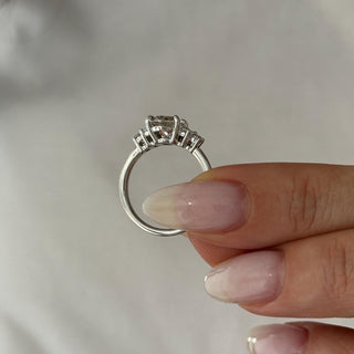Round Halo, Pave & Split Shank Engagement Ring – 1.93 CT Lab Grown Diamond