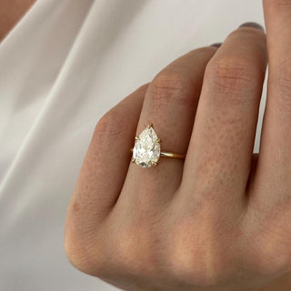 Round Halo, Pave & Split Shank Engagement Ring – 1.93 CT Lab Grown Diamond