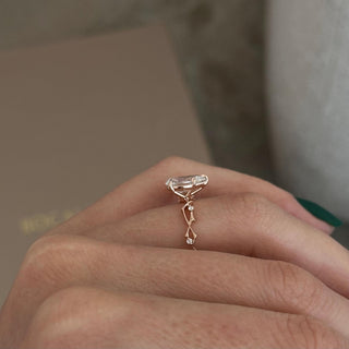 Round Halo, Pave & Split Shank Engagement Ring – 1.93 CT Lab Grown Diamond