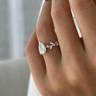 Round Halo, Pave & Split Shank Engagement Ring – 1.93 CT Lab Grown Diamond