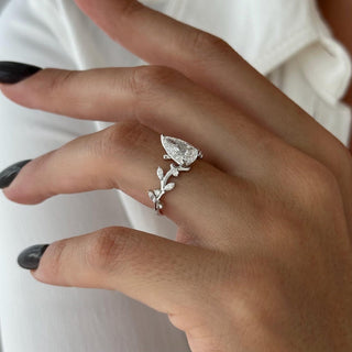 Round Halo, Pave & Split Shank Engagement Ring – 1.93 CT Lab Grown Diamond
