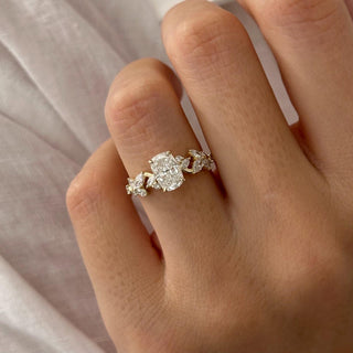 Round Halo, Pave & Split Shank Engagement Ring – 1.93 CT Lab Grown Diamond