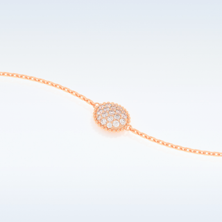Moissanite Chain Linked Bracelet in Solid Gold – 14K | 18K Yellow, White & Rose Gold 8