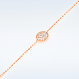 Moissanite Chain Linked Bracelet in Solid Gold – 14K | 18K Yellow, White & Rose Gold 9