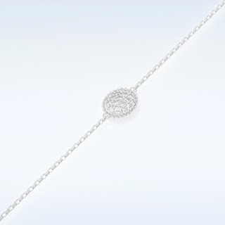 Moissanite Chain Linked Bracelet in Solid Gold – 14K | 18K Yellow, White & Rose Gold 3