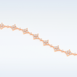 Moissanite Tennis Style Bracelet in Solid Gold – 14K | 18K Yellow, White & Rose Gold 8