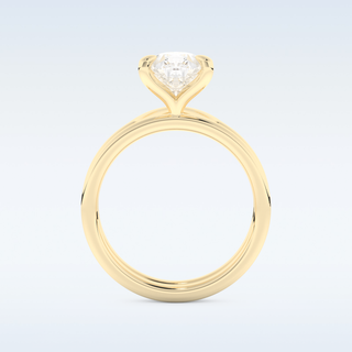 Moissanite Bridal Set – 1.99 CT Pear Cut Engagement Ring with Matching Band 11
