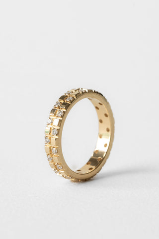 0.37 CT Round Full Eternity Lab Grown Diamond Wedding Band