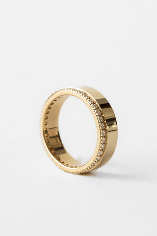 0.37 CT Round Full Eternity Lab Grown Diamond Wedding Band