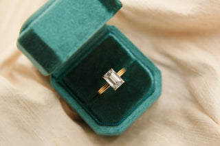 Round Swirl Semi Pave Engagement Ring – 1 CT Moissanite Diamond
