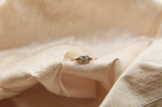 Round Swirl Semi Pave Engagement Ring – 1 CT Moissanite Diamond