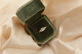 Round Swirl Semi Pave Engagement Ring – 1 CT Moissanite Diamond
