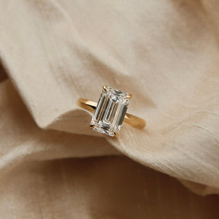 Round Swirl Semi Pave Engagement Ring – 1 CT Moissanite Diamond
