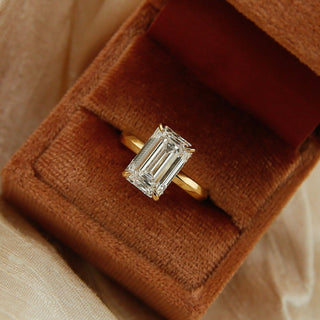 Round Swirl Semi Pave Engagement Ring – 1 CT Moissanite Diamond