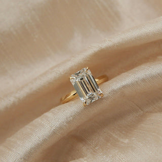 Round Swirl Semi Pave Engagement Ring – 1 CT Moissanite Diamond