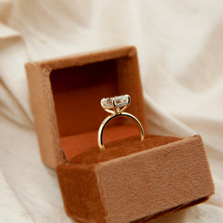 Round Swirl Semi Pave Engagement Ring – 1 CT Moissanite Diamond
