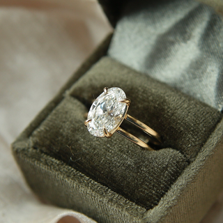 Round Swirl Semi Pave Engagement Ring – 1 CT Moissanite Diamond