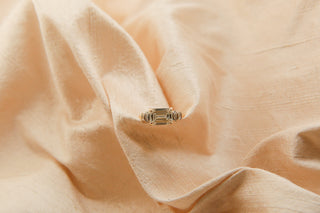 Round Swirl Semi Pave Engagement Ring – 1 CT Moissanite Diamond