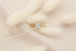 Round Swirl Semi Pave Engagement Ring – 1 CT Moissanite Diamond