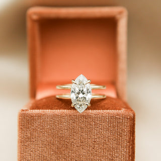 Round Swirl Semi Pave Engagement Ring – 1 CT Moissanite Diamond