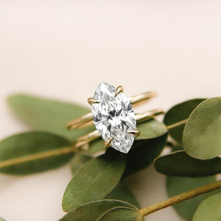 Round Swirl Semi Pave Engagement Ring – 1 CT Moissanite Diamond